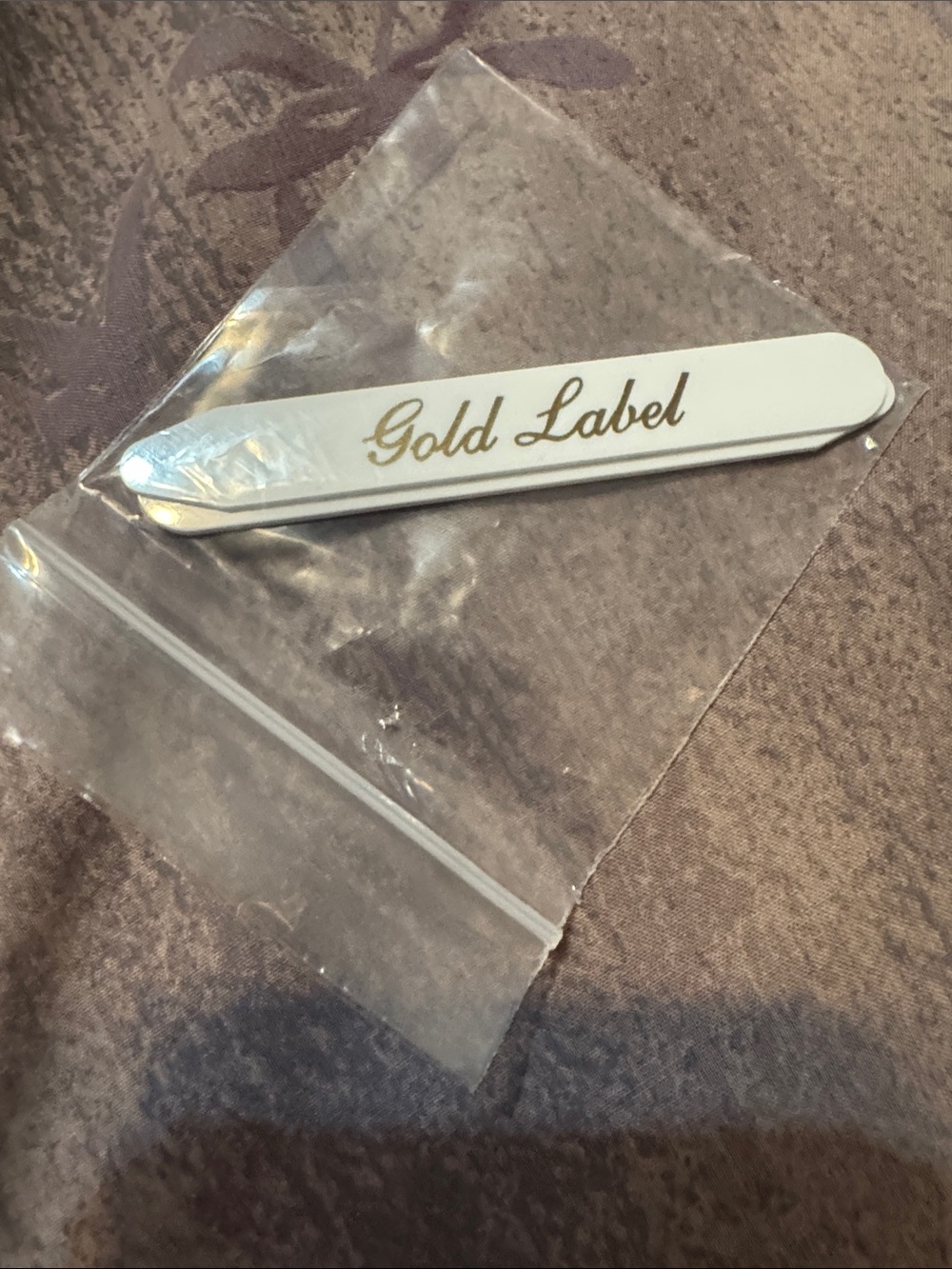 Gold Label White Collar Stays (2 Pack) new.